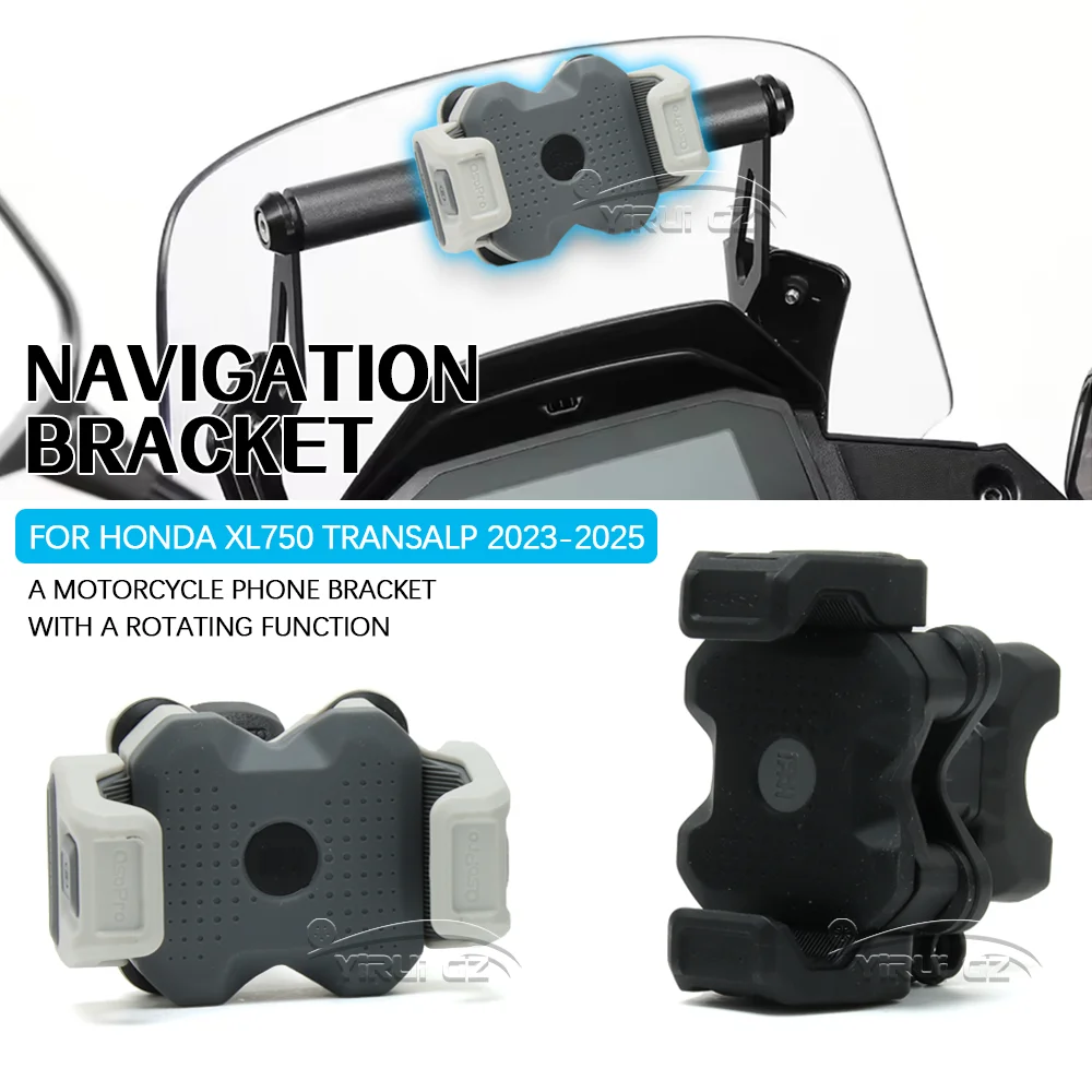 

Motorcycle Accessories For Honda XL750 TRANSALP xl750 transalp 25 Phone Holder Stand Navigation Stand Shock Absorber Phone Stand
