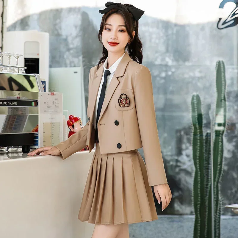 JK Short Small Fit Set Skirt Women's Autumn/Winter New Fashion Age Reducing Versatile College Style Pants japon girls school