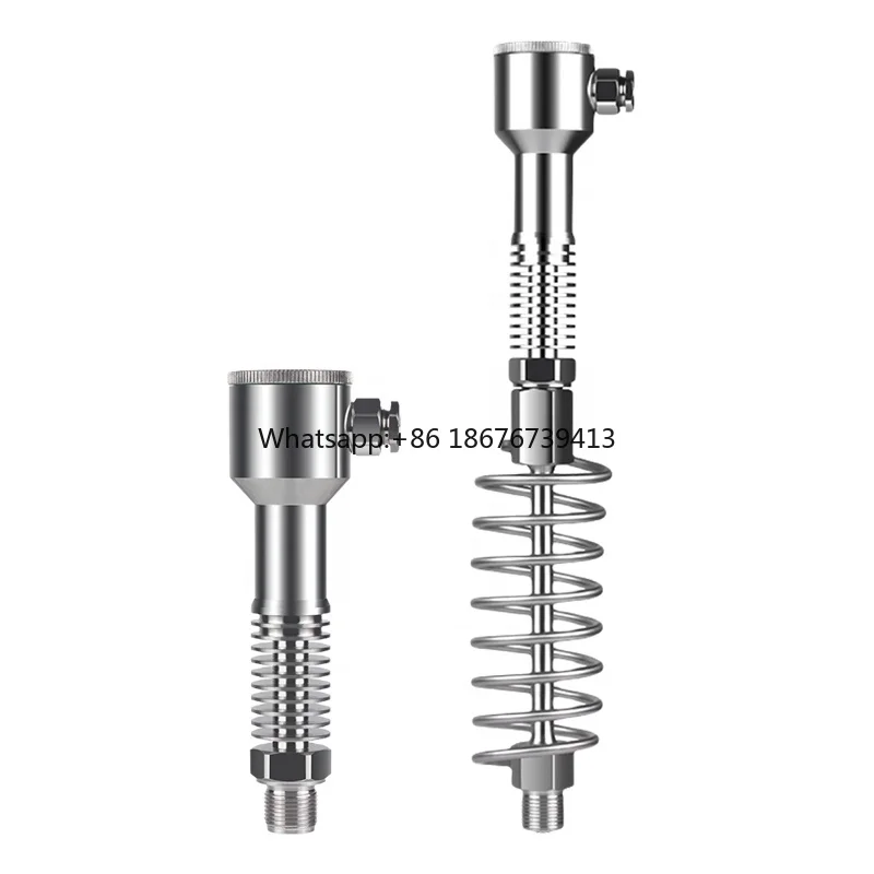 High Temperature Pressure Transmitter 0-350℃ Boiler Steam Hot Water Pressure Sensor 4-20mA Output 24VDC Pressure Transducer