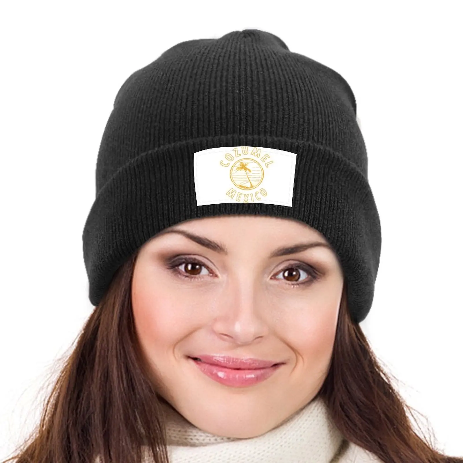 Cozumel Mexico RetroCap Вязаная шапка Bobble Hat Альпинистские шапки дальнобойщика для мужчин и женщин