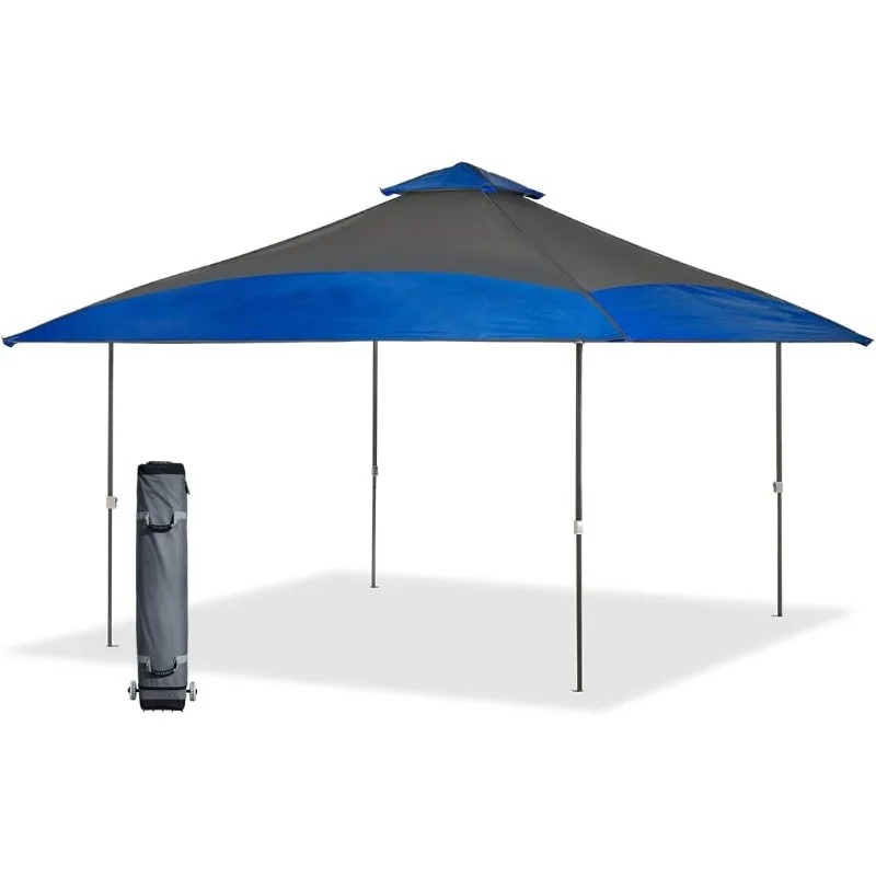 Spectator Instant Shelter Canopy, 13' x 13' with 169 sq ft of Shade, Vented Roof, Royal Blue Dual Tone