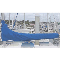 210D Waterproof Sail Cover Mainsail Boom Boat Cover Anti UV Sunshade Boom Sail Cover Dust Cover,Yacht Protection Cover