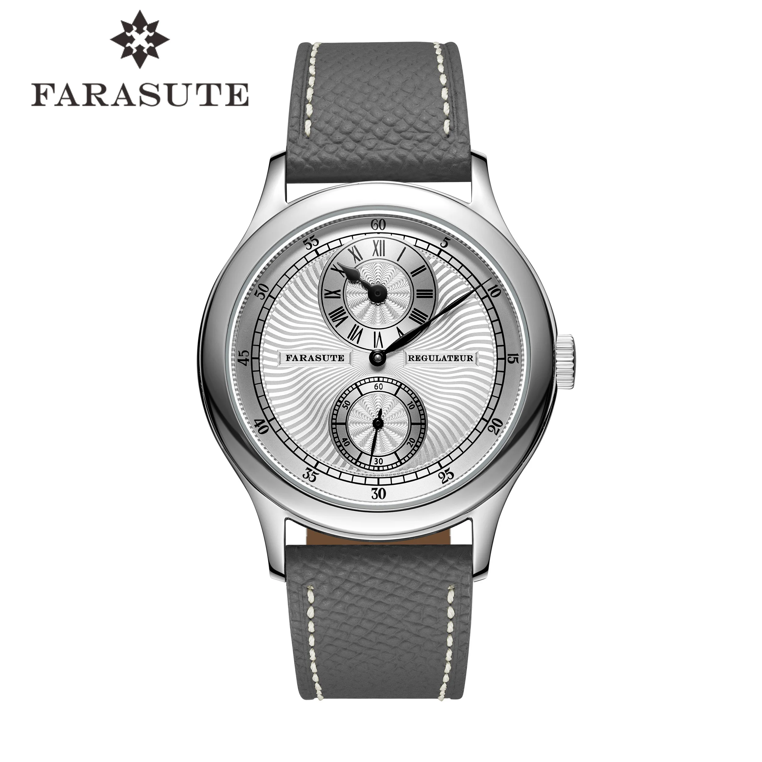 FARASUTE New Manual Mechanical Men’s Watch Seagull Custom Movement Sapphire Crystal Business Waterproof Regulateur Watch Relogio