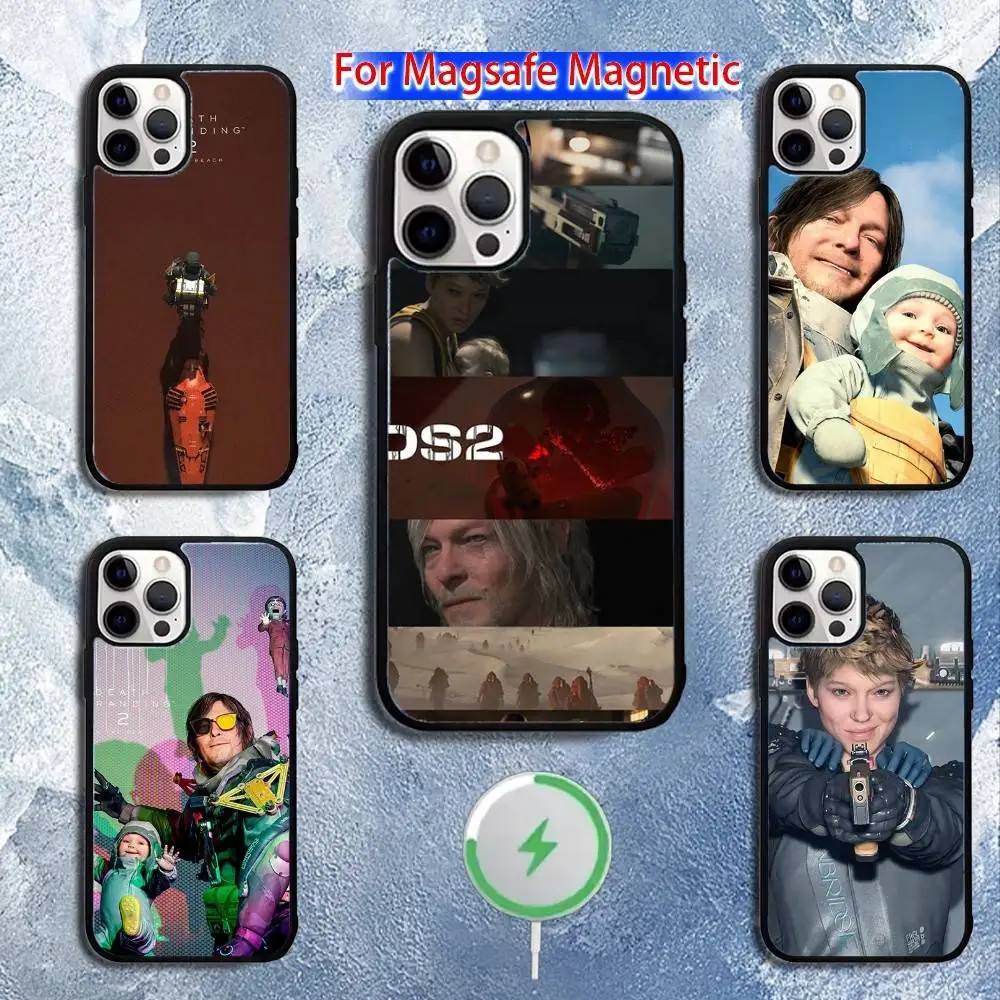 

D-Death S-Stranding 2 Phone Case For iPhone 16,15,14,13,12,11,Pro,Max,Plus,Mini,Magsafe,Magnetic Wireless Charging Case