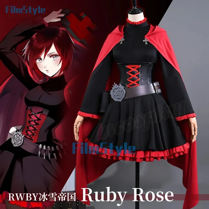 

Костюм для косплея Ruby Rose для Хэллоуина, Рождества, фестивалей, вечеринок, повседневные модные костюмы для ролевых игр