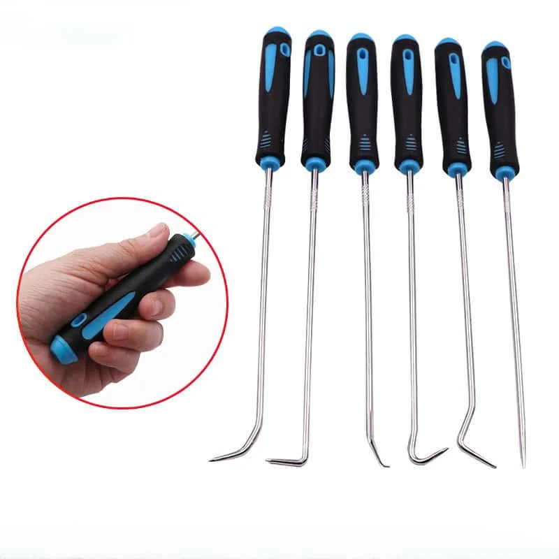 6PCS  Pick Hook Set Durable Extra Long O-Ring and Seal Remover Craft Hobby Tool Color Randomly bearing puller tool  tools  tools