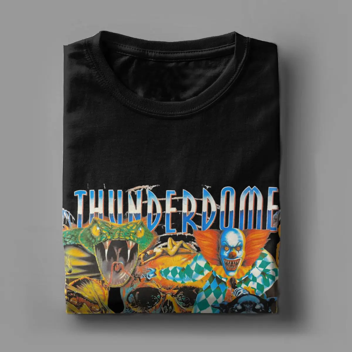 ThunderGenre Hardcore Wizard Music T-shirt à manches courtes pour hommes et femmes, T-shirt vintage, 100% coton, vêtements d'été