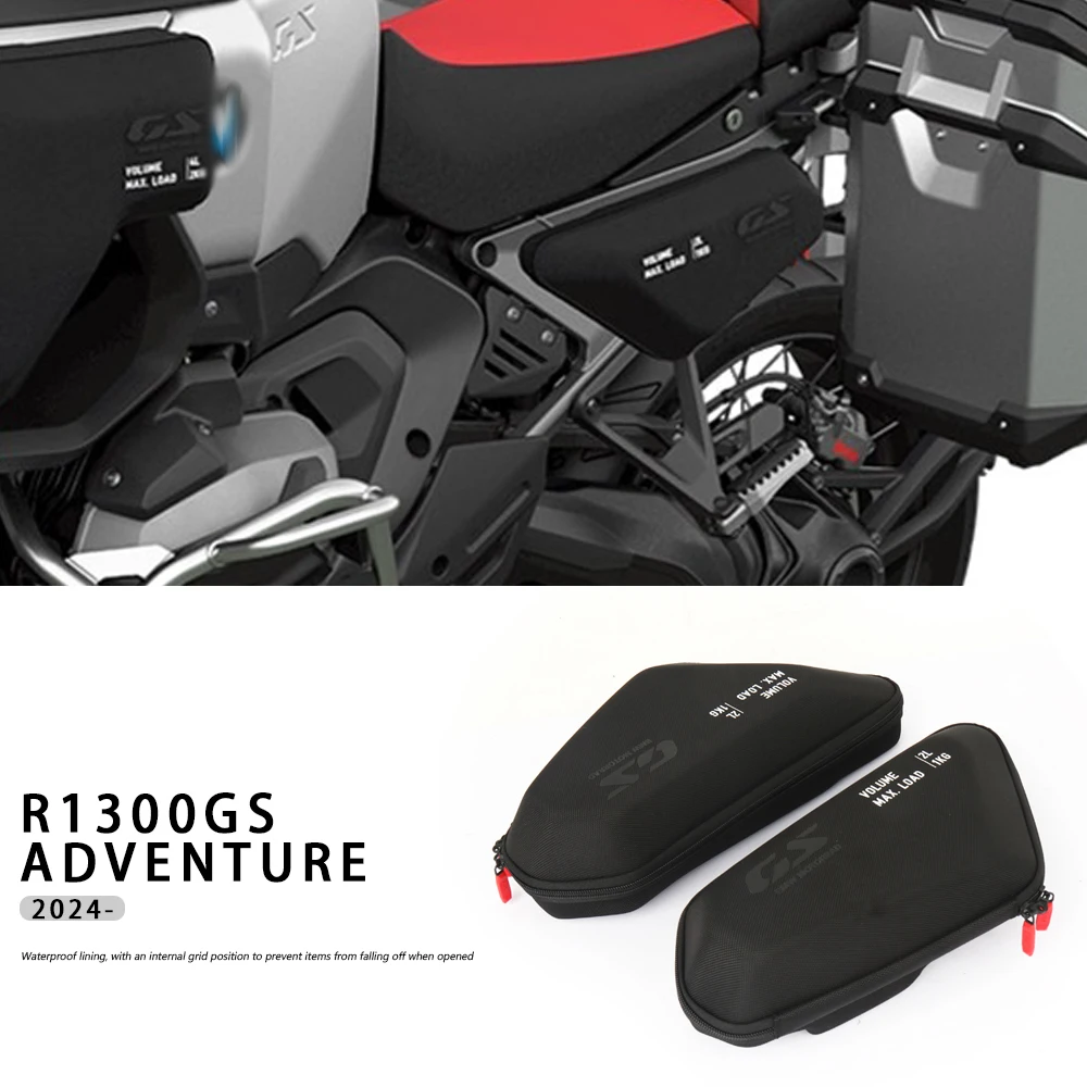 

New For BMW R1300GS Adventure R 1300 GSA R1300 GS ADV 2024 2025 Motorcycle Side Frame Bag Storage Package Bags Waterproof Bag