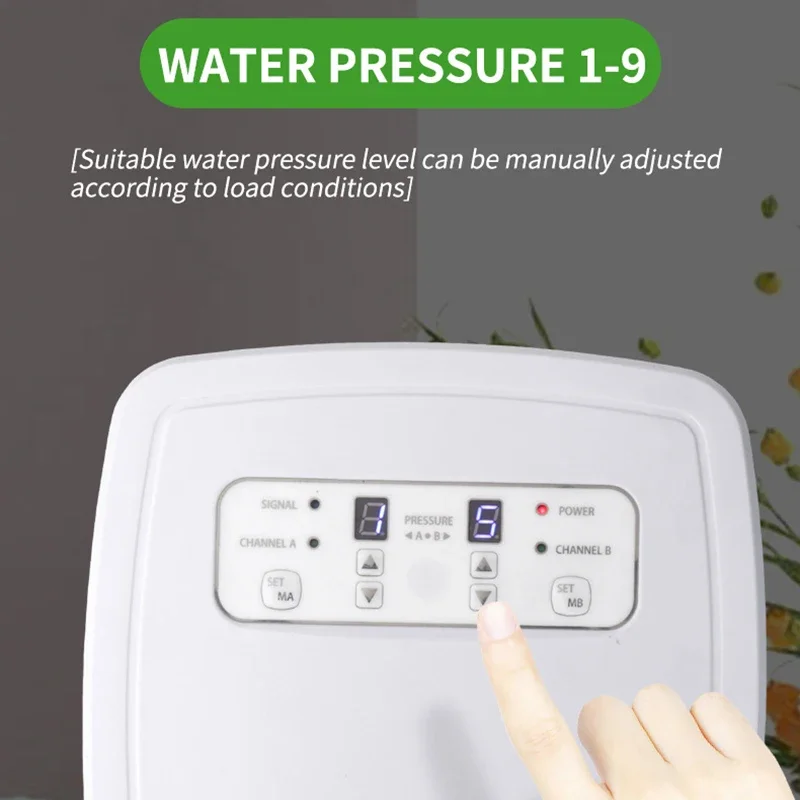 Zz عالية الطاقة واي فاي التحكم عن بعد السيارات سقي جهاز الري بالتنقيط لحديقة المطر الغابات قابل للتعديل ضغط رذاذ سقي