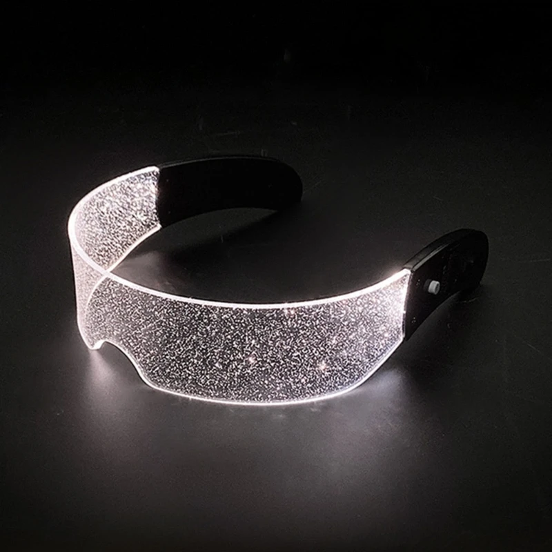 Colorful Luminous Technology Glasses LED Light Glowing Sunglasses Nightclub Bar Cheering Artifact Christmas Party Supply