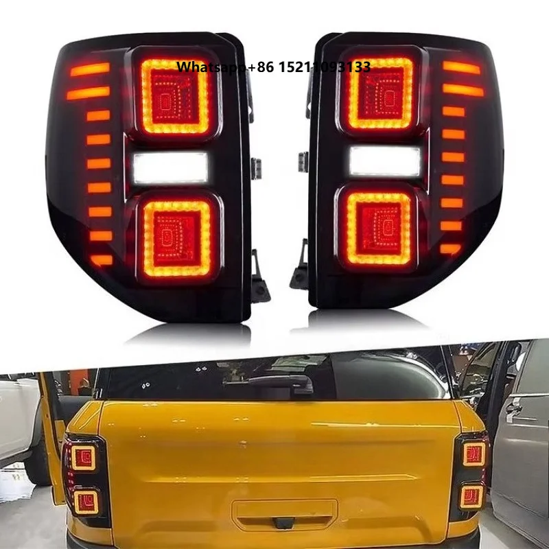 LED Car Back Lamps Assembly Start Up Animation Tail Lights