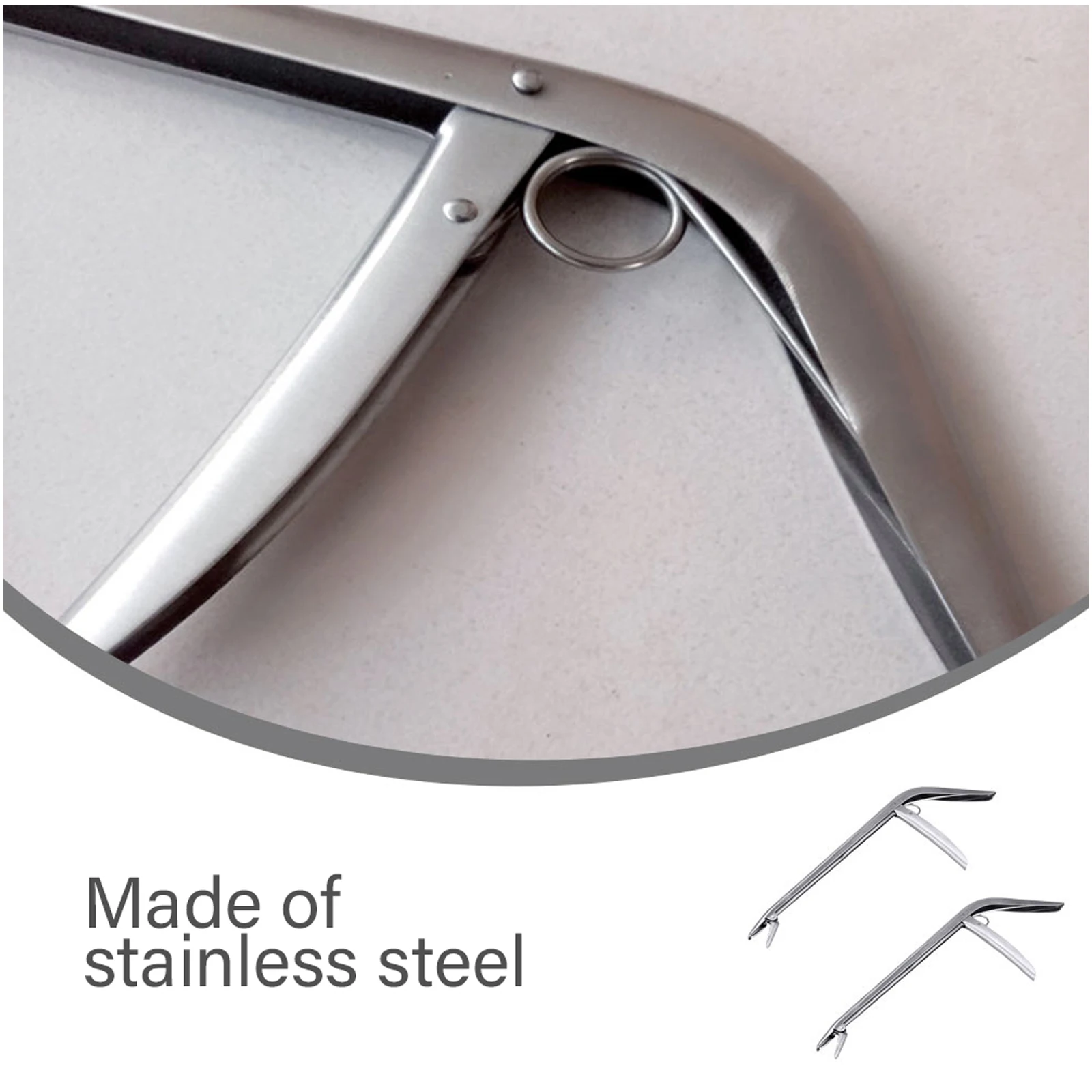 

Stainless Steel Fishing Pliers Multi Functional Fish Holder Tool Durable 420SS Easy Operation Simple Use