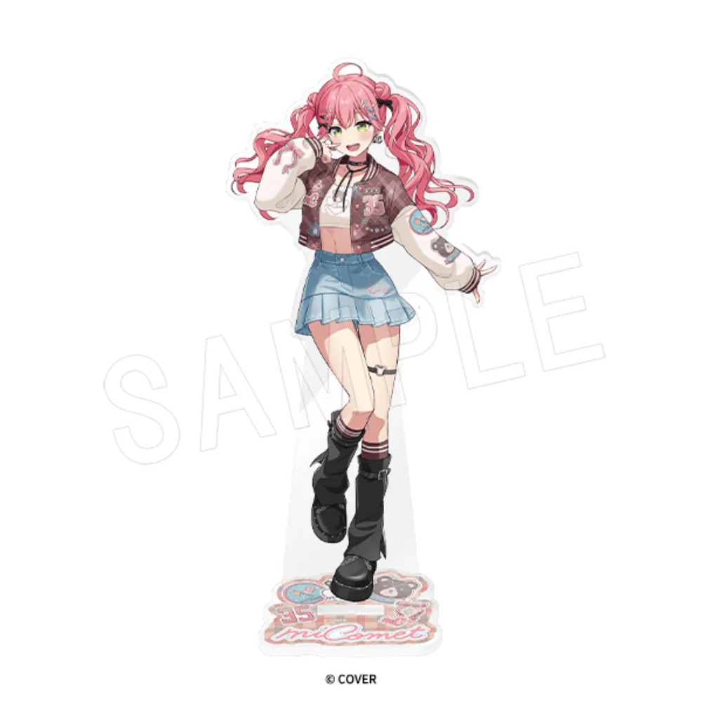 Anime Hololive MiComet 15cm HD Acrylic Stand Sakura Miko Suisei Unique Gift 4th of July Present Desk Bedroom Shelf Keychain