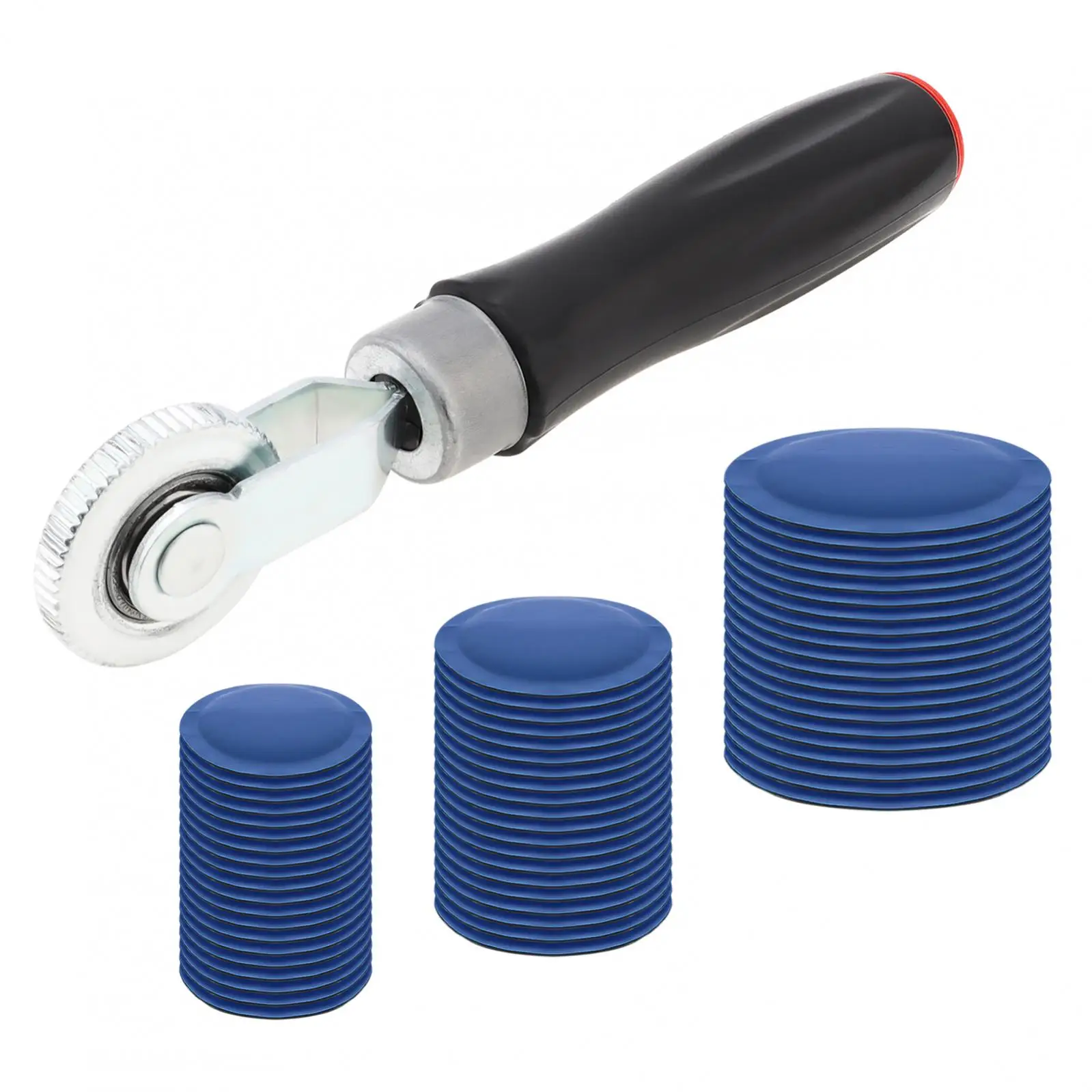 60 Stuks 32Mm 42Mm 58Mm Natuurlijke Rubber Bandenpatches Voor Auto 'S Vrachtwagens Motorfietsen Elektrische Fietsen Met Band Patch Roller