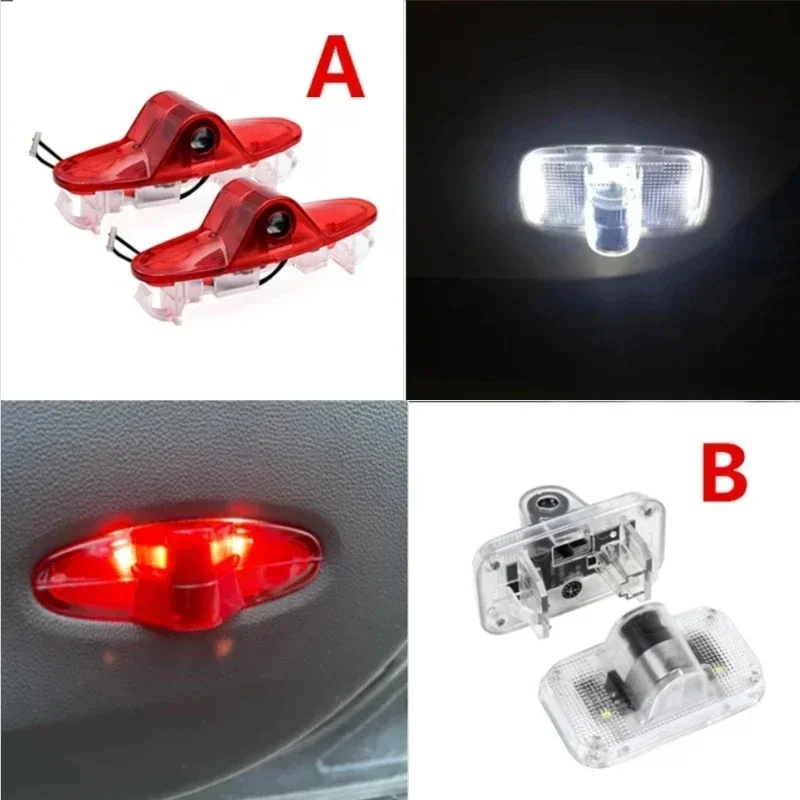 2PCS is suitable for Renault Samsung QM5 QM6 SM5 SM6 SM7 L43 LED car door badge welcome light LED laser projection lamp.