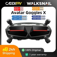CADDXFPV Walksnail Avatar HD Goggles X 5.8GHz Steadyview Receiver Head Tracker 1920*1080 FPV Goggles Video Glasses for RC Drone