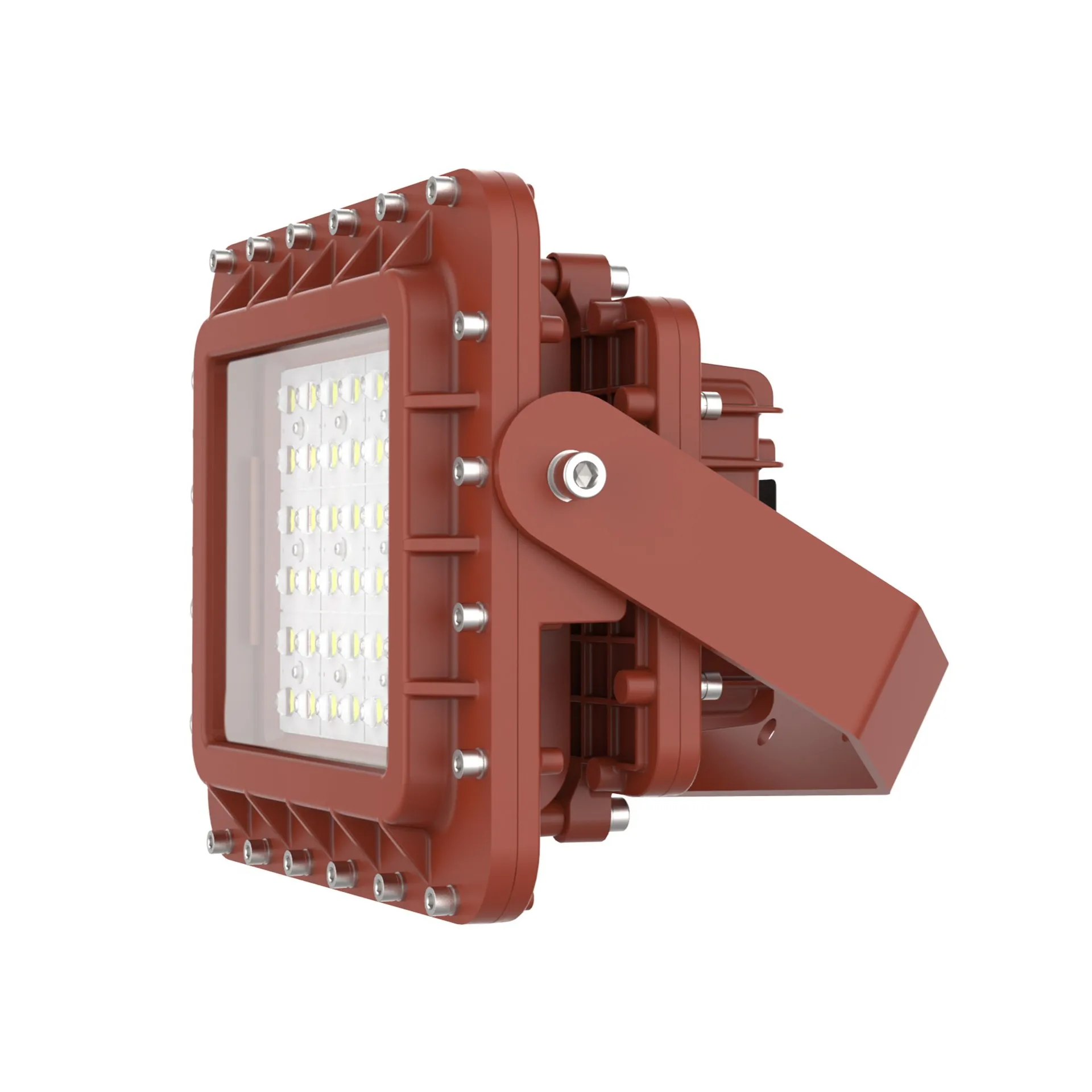 

High Lumen 150lm/W Explosion-proof LED Flood Light IP66 IK10 Bracket/Pole Mount LED Light for Chemical Plant Hazardous Area