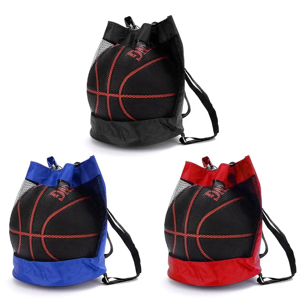 Oxford Basketball Cover Mesh Bag Black Portable Volleyball Ball Storage Bags Basketball Backpack Football Balls