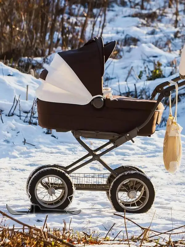 เด็กสกู๊ตเตอร์เลื่อนหิมะขี่จักรยานสโนว์บอร์ดสกีชุดน้ําหนักเบา Snow Sledge BOARD ชุดสําหรับสกู๊ตเตอร์สําหรับ Snowfields รถเข็นเด็กทารก