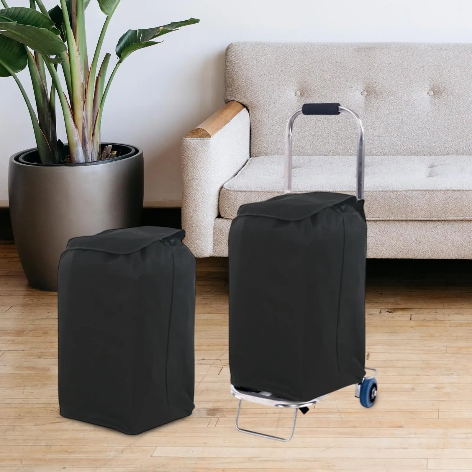 Многофункциональная сумка на тележке для покупок, черная ткань Оксфорд, складная запасная корзина для аксессуаров для универсальных тележек