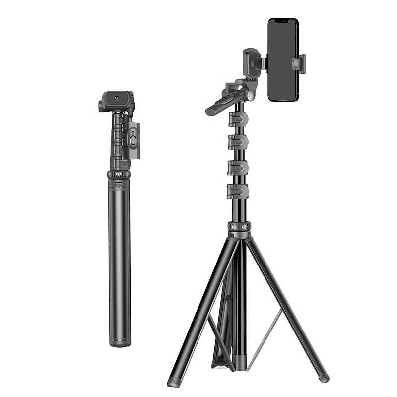 

C06 camera tripod floor-to-ceiling live broadcast mobile phone holder quick-release plate lock type handheld gimbal anti-shake
