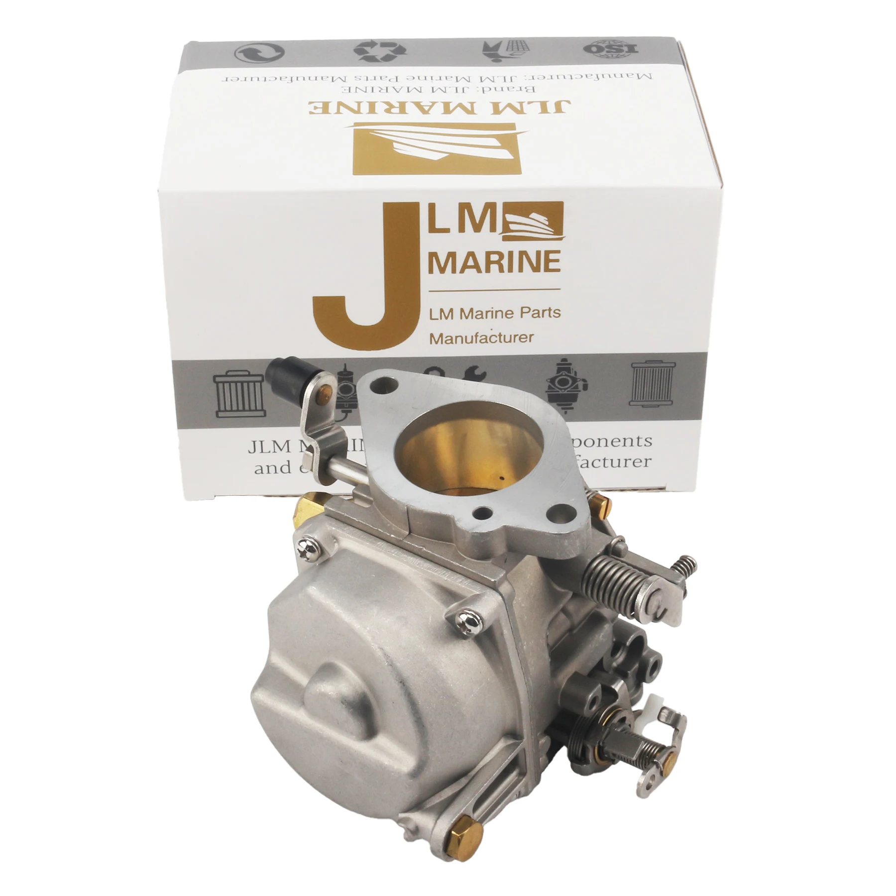 

JLM Marine Outboard Carburetor for Mercury Mariner Carb 25 HP 30 HP 2 Stroke 853720A1 853720A8 Motor