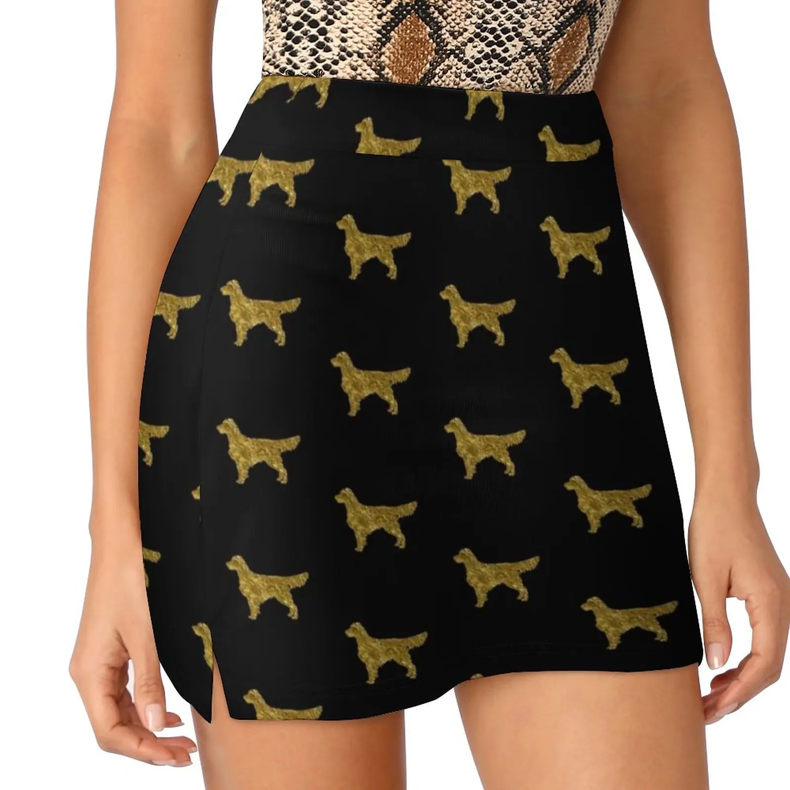 Golden Retriever Skirts Woman Fashion 2022 Pant Skirt Mini Skirts Office Short Skirt Golden Retriever Golden Retriever Life Is