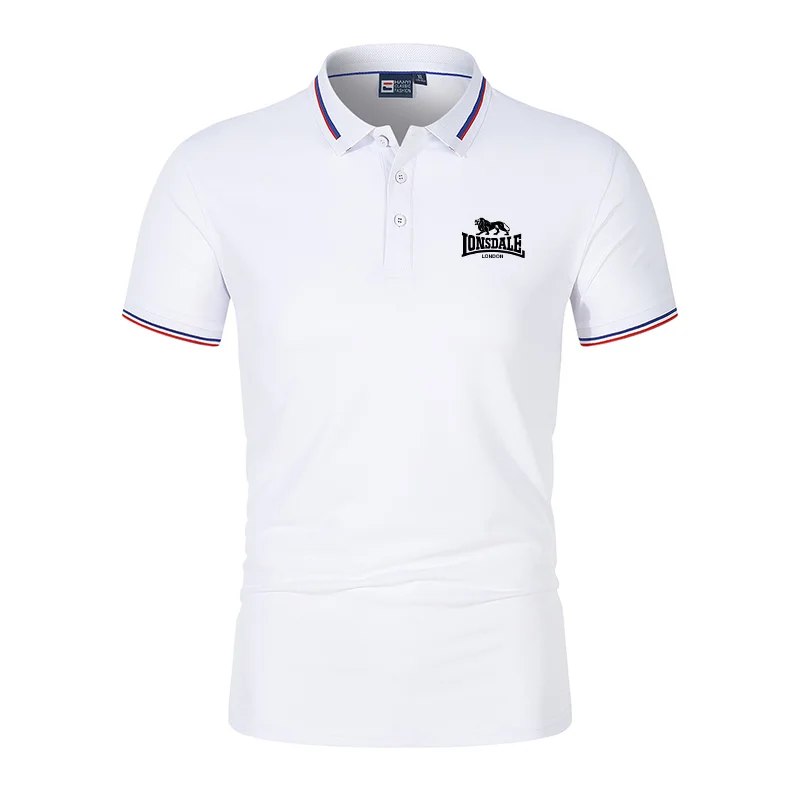 Polo à manches courtes pour hommes, séchage rapide, confortable et à la mode, sports d\'été, affaires, loisirs, nouveau, 343