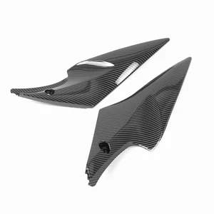 Carbonschwarz-Tank-Tank-Seitenkappe für Motorrad, Suzuki GSXR 600 750 2006 2007 K6 GSX-R 12 Hauptverkaufsgremium GSX 750 - №1