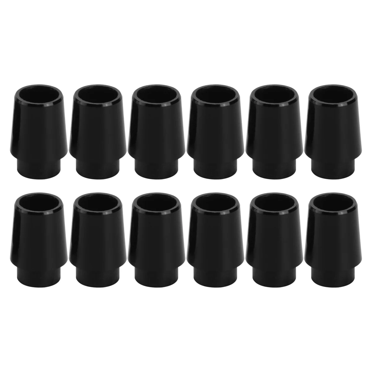 12Pcs Golf Ferrules Compatible with Irons 0.355 Inch Tip Irons Shaft Golf Club Shafts Sleeve Adapter