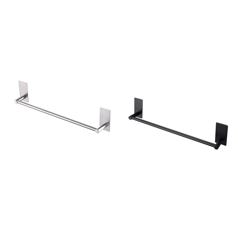

2Pcs Bathroom Towel Bar, 15.7 Inch Towel Racks For Bathroom Wall Mounted, Heavy Duty Bath Hand Towel Holder Organizer Towel Bar