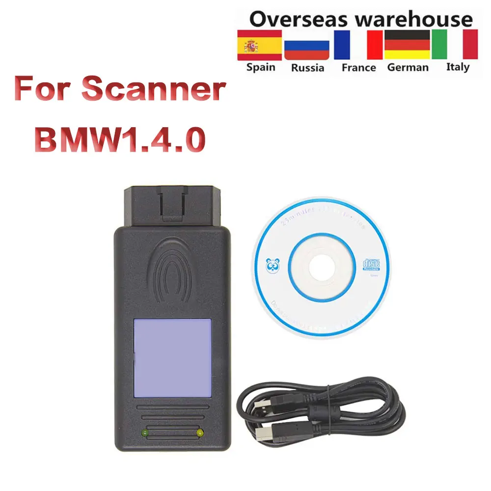 

ДЛЯ сканера BMW 1,4.0 OBD2 считыватель кодов, автомобильный диагностический инструмент для BMW, кодирование ЭБУ, быстрая доставка