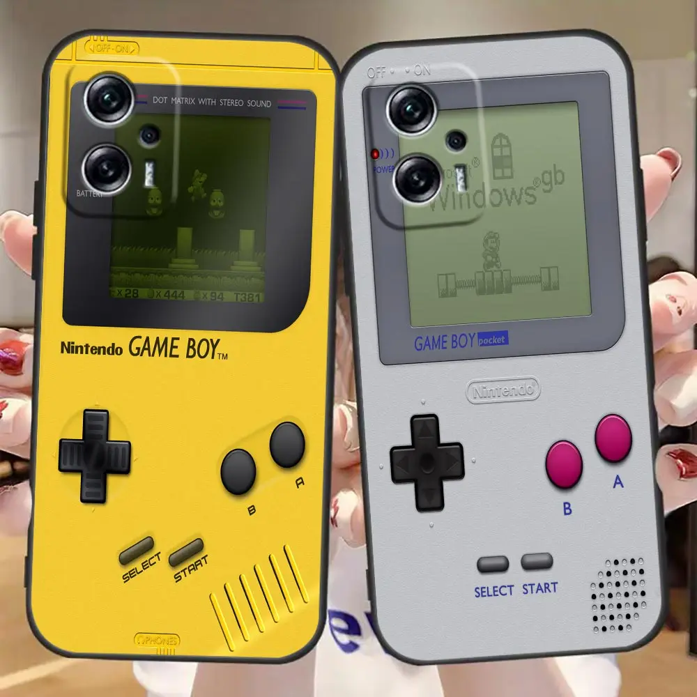 Classic Game-Boy Model Phone Case For Redmi Note 12 11 10 9T 9S 9 8T 8 7 6 A1 GO Pro Aprime 5G 4G Funda Coque Shell Case Cover