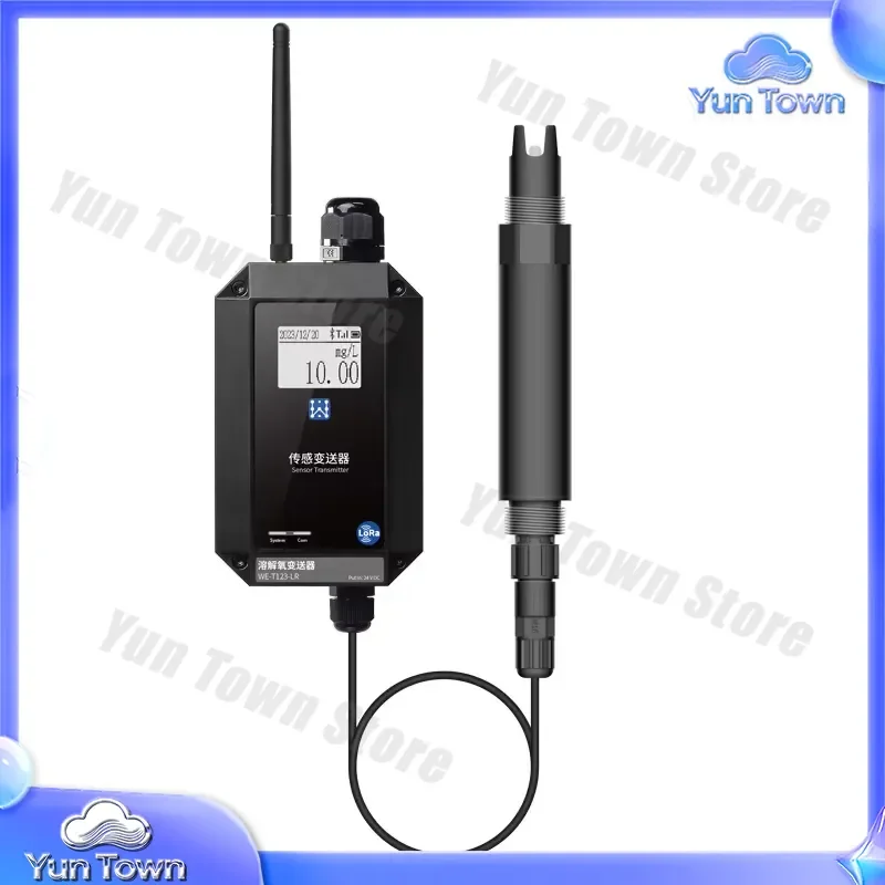 for IP68 Waterproof Smart DO Analyzer for Aquaculture IoT Sensor 3/4 NPT Thread Dissolved Oxygen Transmitter ±2% Accuracy -40
