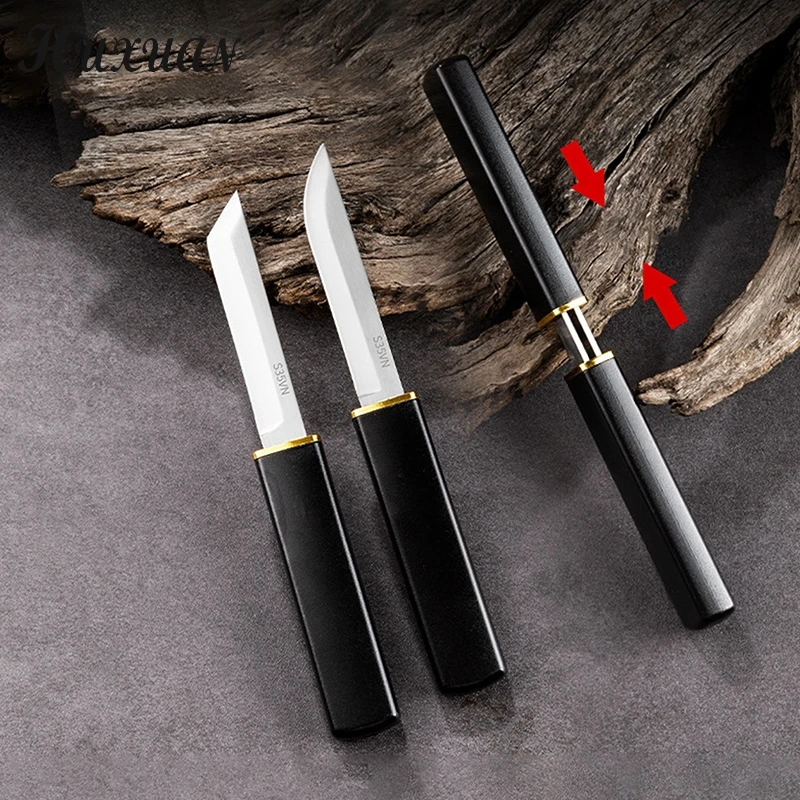 High-grade Double Knife Stainless Steel Easy To Carry Knives High Hardness Fruit