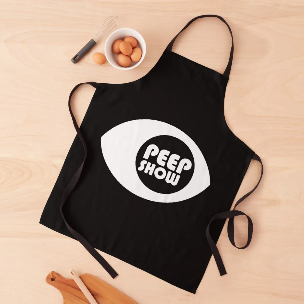 

Peep Show Logo Apron Things For Kitchen Men kitchen Apron