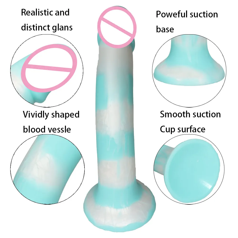 Soft Silicone Penis Realistic Dildo With Suction Cup Sex Toys For Women Big Anal Plug Flirting Masturbation Products G-spot Toy