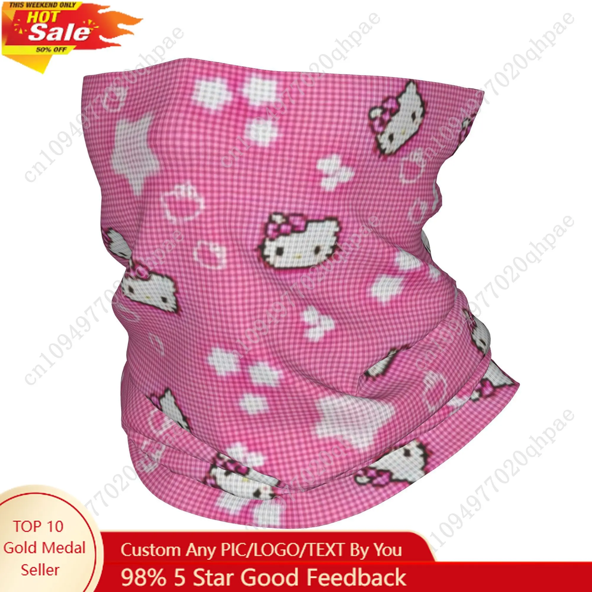 

Hello Kitty Unisex Adult Breathable Balaclava Scarf Featuring