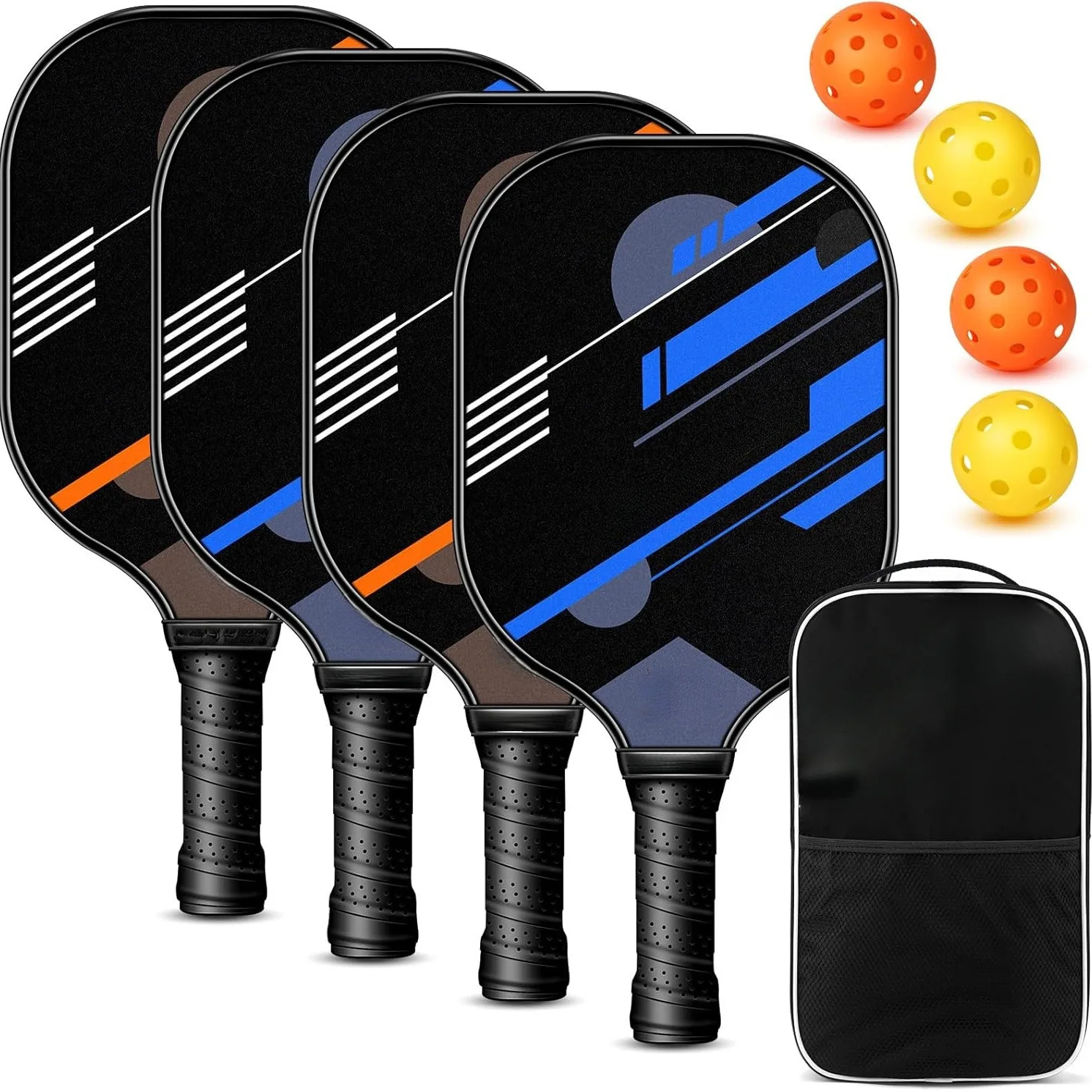 ไม้พิกเกิลบอลไฟเบอร์กลาส ชุดเต็มพร้อมลูกบอล สำหรับกีฬากลางแจ้ง