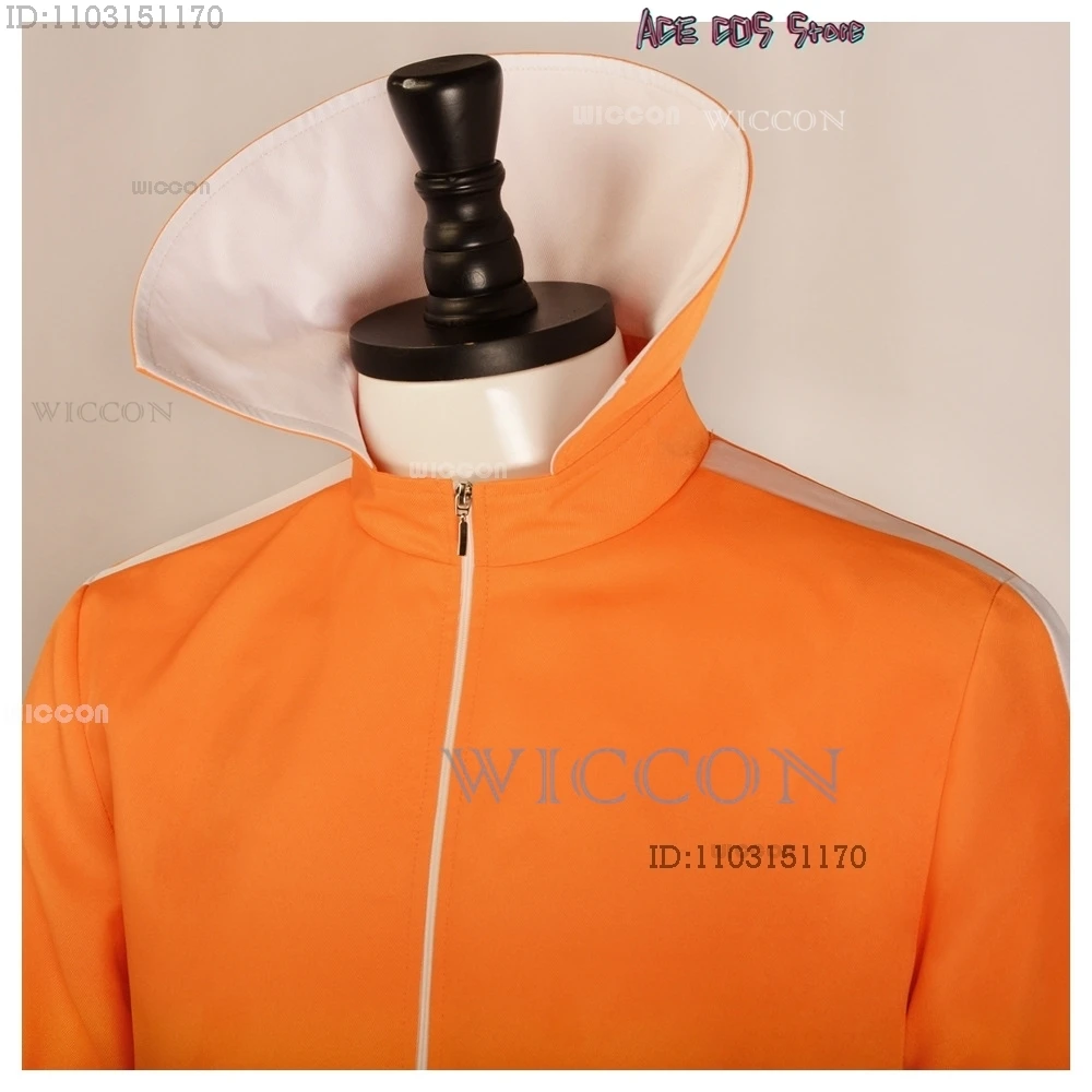 Movie Vector Cosplay Costume Orange Jakect Pant Glasses Wig Outfits Victor Set Mushroom-shaped Halloween Fancy Suit Party Prop