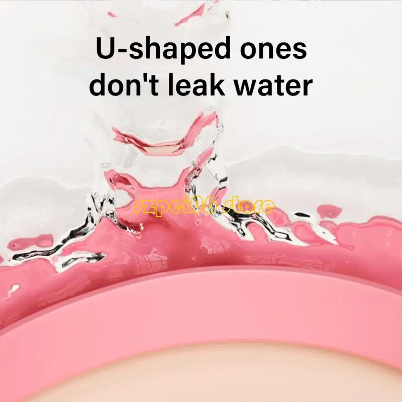 قبعة استحمام للأطفال من 45BF، قبعات غسيل شعر واقية قابلة للتعديل لأغطية الرأس الكرتونية للرضع #4