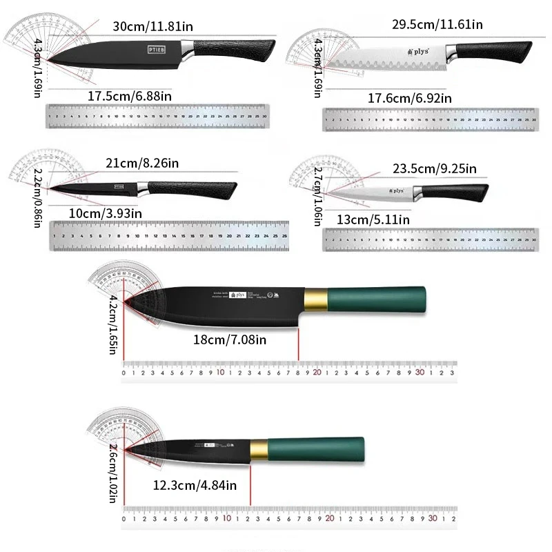 Two-piece Set Knife Forged Kitchen Knife Sharp Household Suitable for Cutting Meat and Vegetables Kitchen Tool Fruit Knife Set