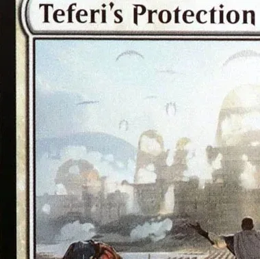 Teferi Protection TCG M proxy Cards Game Black Quality Proxy Playing Cards Board Game Trading Cards