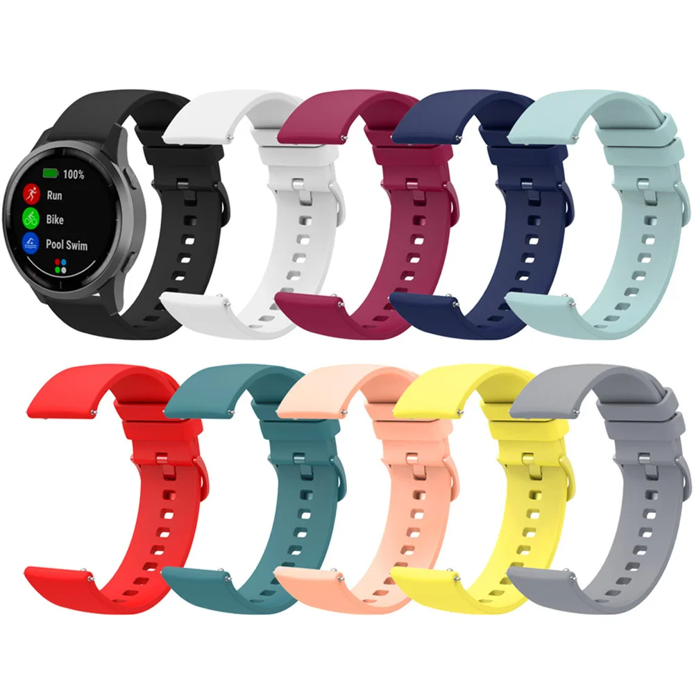 BEHUA 18MM/20MM/22MM 밴드 Xiaomi Mi Watch 컬러 스포츠 에디션 SmartWatch 스트랩 밴드 손목 밴드 액세서리 Easy fit Bracelet