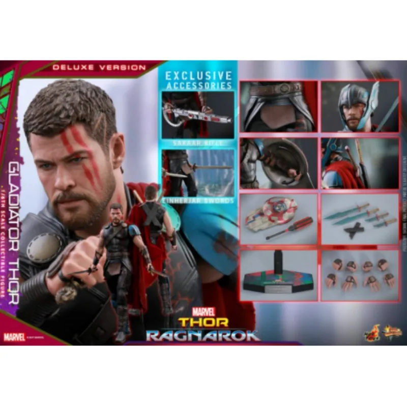 

Character Model In Stock 100% Original Hottoys Thor Gladiator 1/6 Mms444 Mms445 Thor Ragnarok Movie Art Collection Toy Gift