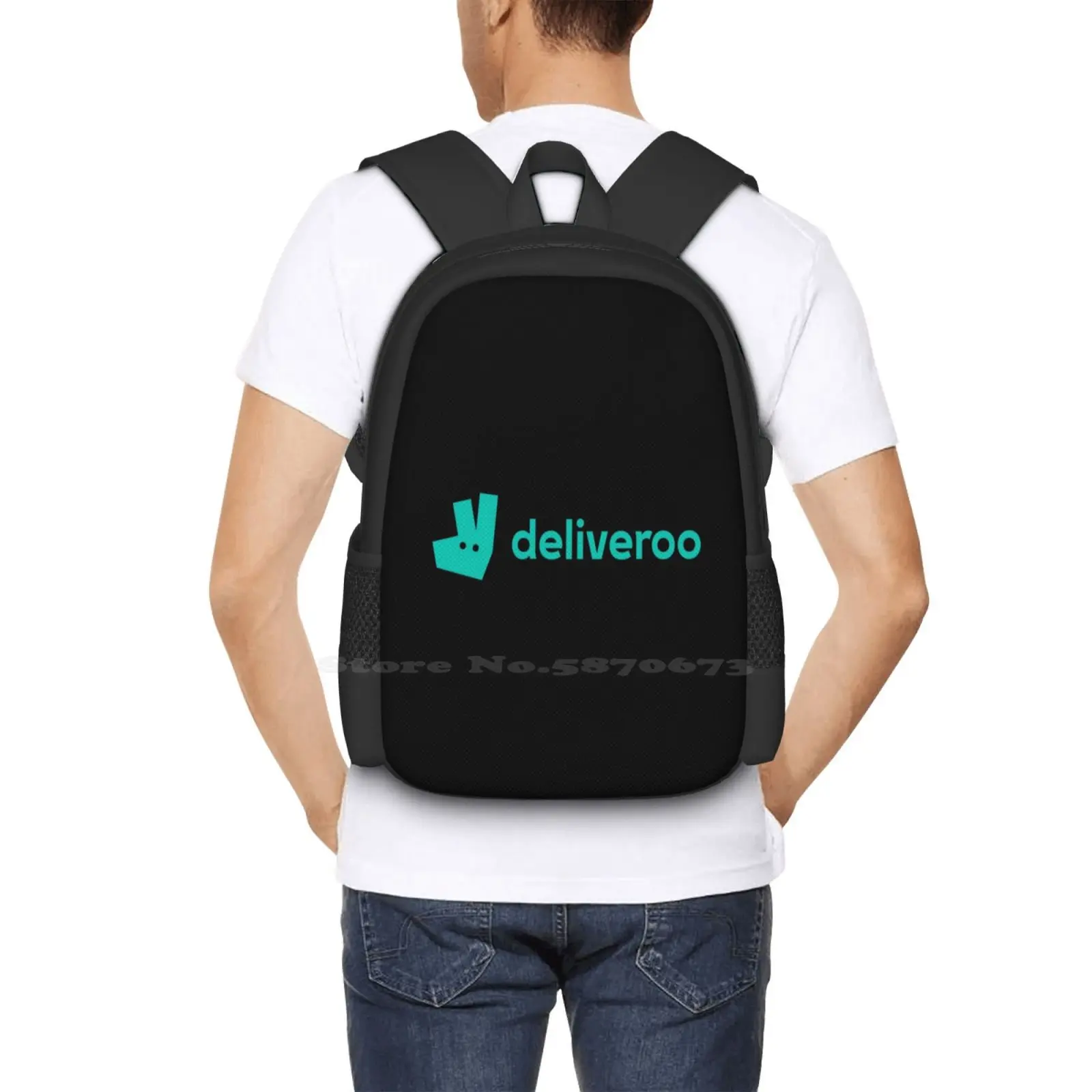 Bez tytułu plecaki do szkoły nastolatki dziewczęce torby podróżne delivoo Stuff Deliveroo z długim rękawem Deliveroo portfel Deliveroo