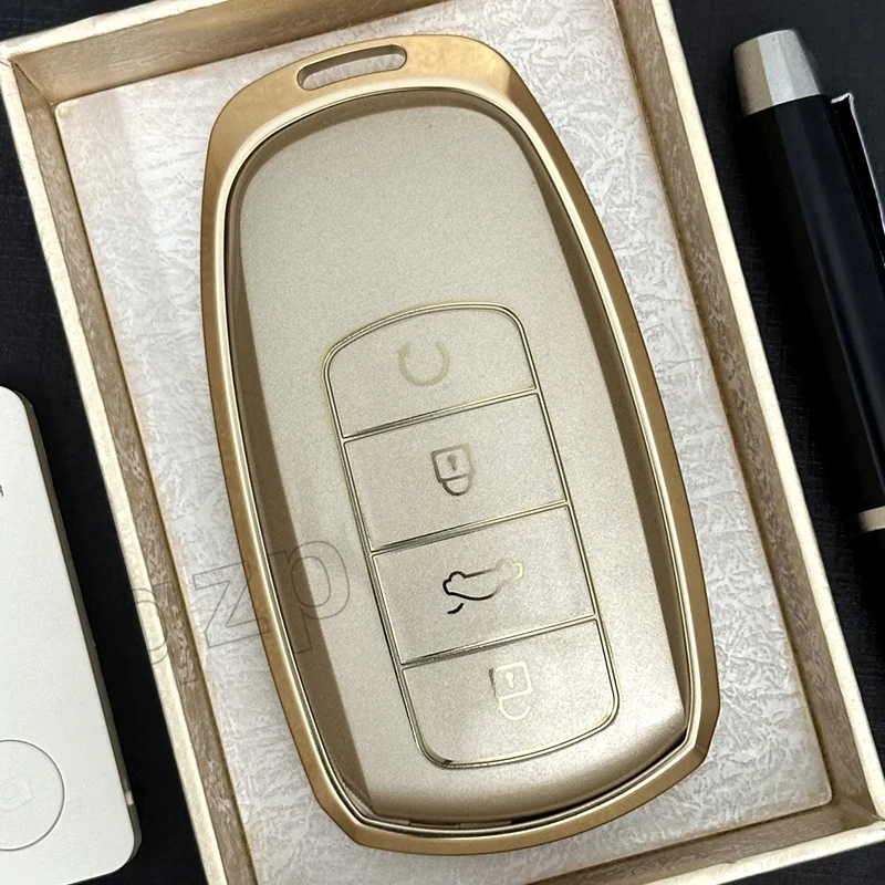합금 및 TPU 키 케이스, Chery Jaecoo J7 7 J8 Omoda 5 C5 Tiggo 8 Arrizo 6 8 Pro 키 체인 쉘 커버, 거치대 자동차 액세서리