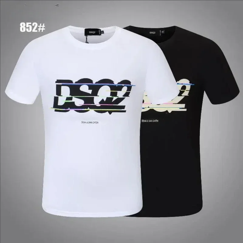 Special Clothing 2024 Short-sleeved ICON T-shirt M-XXXL Men's Printing Fashion Trend DSQ2 Summer Boyfriend Shirt