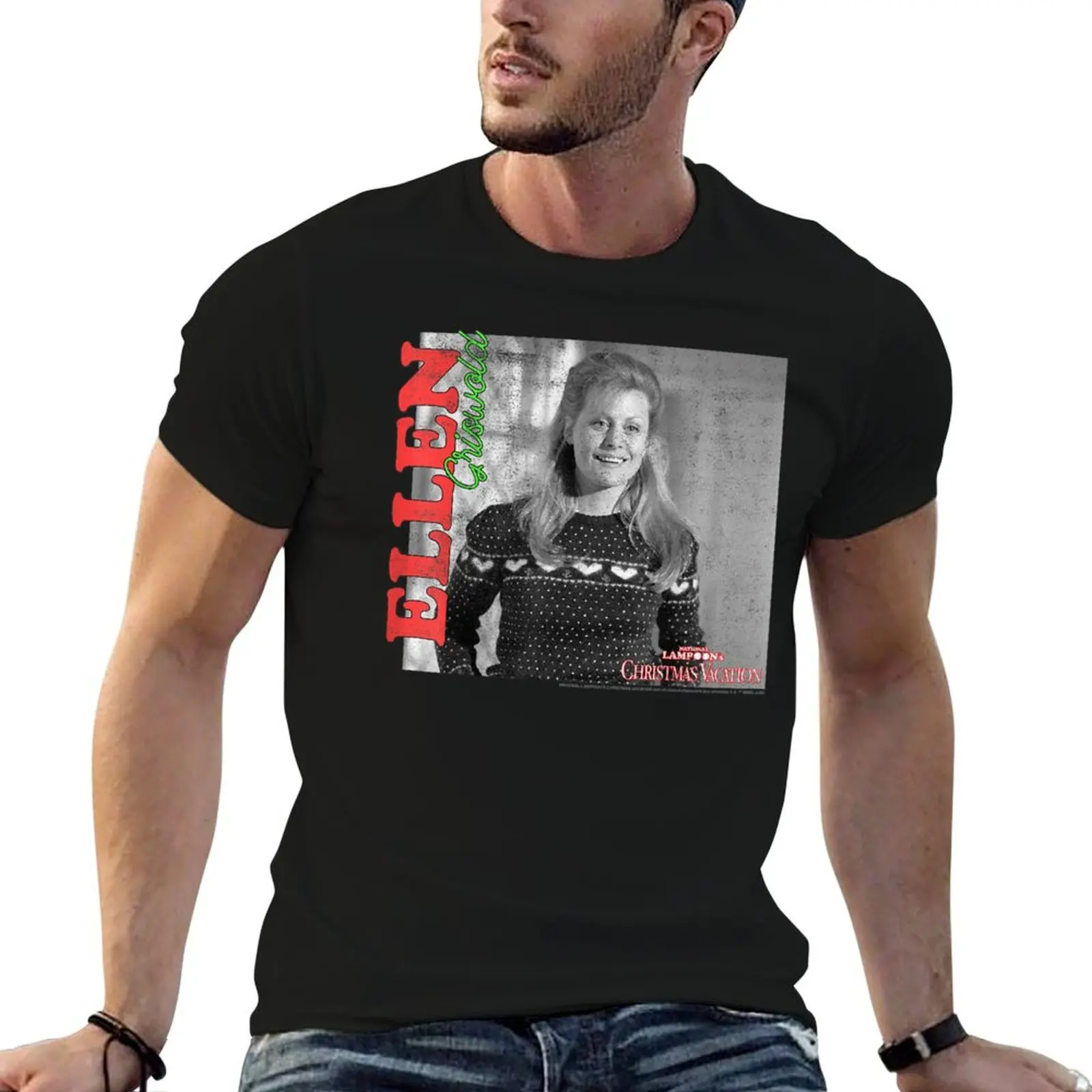 National Lampoon39;s Christmas Vacation Ellen Griswold T-Shirt Plus Size Street Style Tee