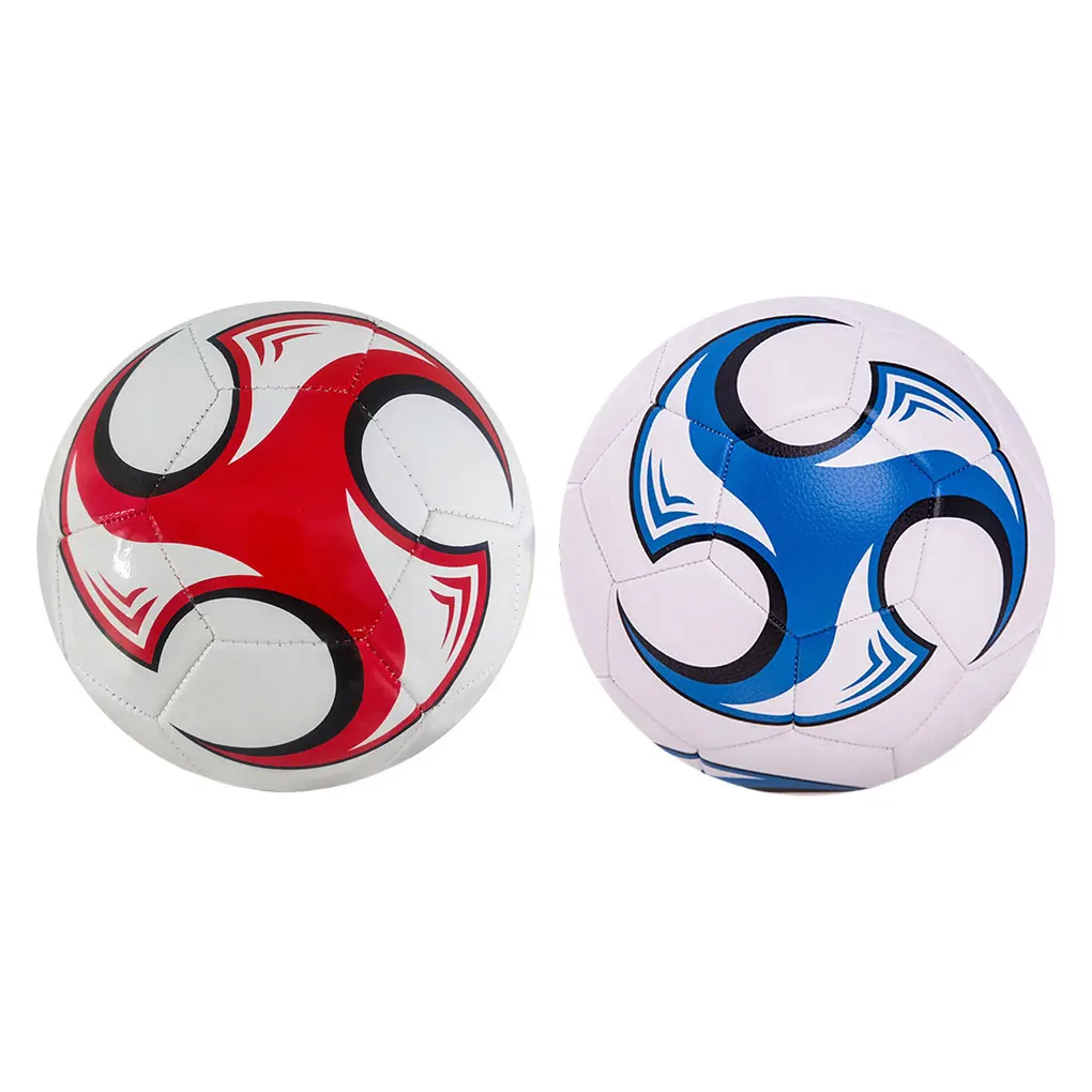 

Children S Soccer Ball With Reliable Air Retention For Training ENHANCED FOOT FEEL Football Soccer White Red size 4